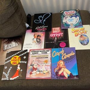 Lot of 9 Broadway Show Souvenir Books